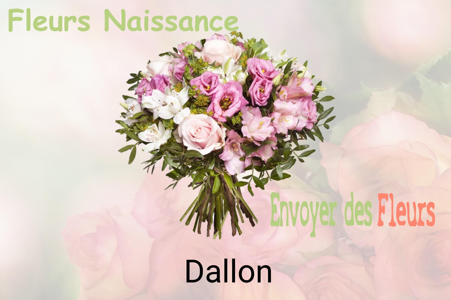 Bouquet de fleurs de naissance livré à Dallon